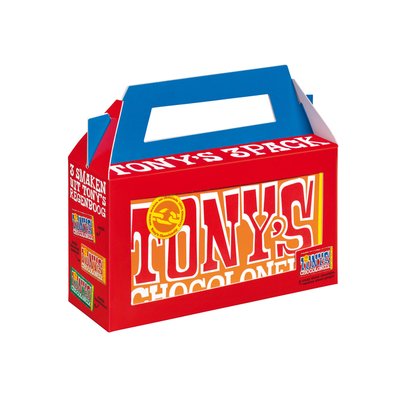 Chocolade Tony's Chocolonely Rainbowpack Classic 3 repen à 180gr
