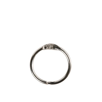 Boekbindersring Creativ Company 19mm zilver 10 stuks