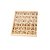 Lettres et chiffres Creotime MDF 4cm 288 pièces
