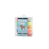 Klei Foam Clay basic 10 x 35gr 10 kleuren foto