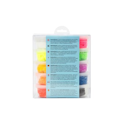 Klei Foam Clay basic 10 x 35gr 10 kleuren