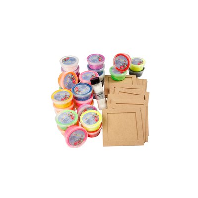 Klei Foam Clay basic 10 x 35gr 10 kleuren