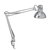 Lampe de bureau MAULstudy avec pince bureau chromé sans LED
