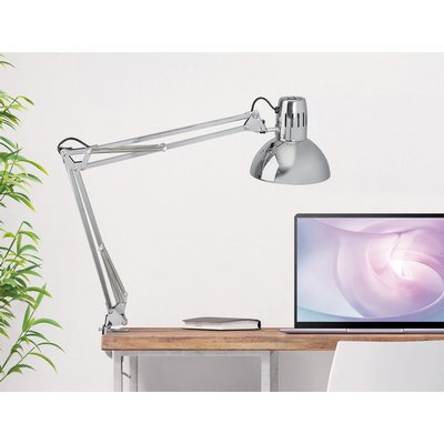 Lampe de bureau MAULstudy avec pince bureau chromé sans LED