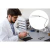Lampe de bureau MAULcraft duo LED Pince table intensité variable blanc Photo