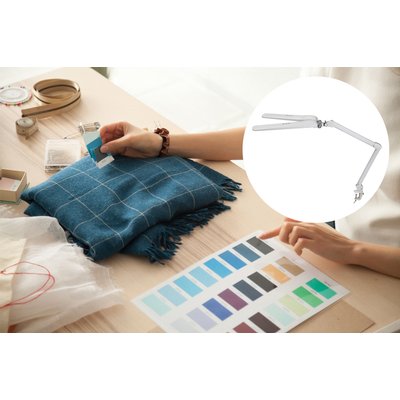 Lampe de bureau MAULcraft duo LED Pince table intensité variable blanc