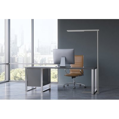 Vloerlamp MAUL Jet LED hoog 195cm aluminium