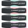 Surligneur Stabilo GREEN BOSS 6070/4 pastel assorti étui 4 pièces Photo
