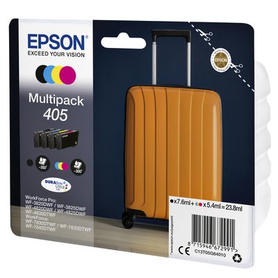 Cartouche d'encre Epson 405 T05G64 noir + 3 couleurs