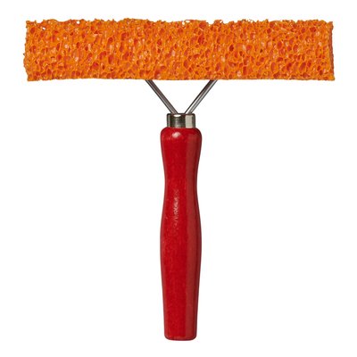 Raclette vitre ProPlus avec manche en bois rouge 145mm