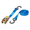 Spanband ProPlus ratel 5 meter met 2 haken blauw foto