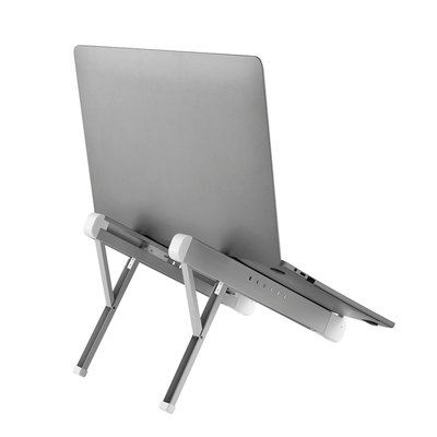 Support ordinateur portable Neomounts NSLS010 pliable argent
