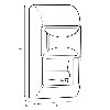 Toiletpapierdispenser Katrin duo wit 92384 foto