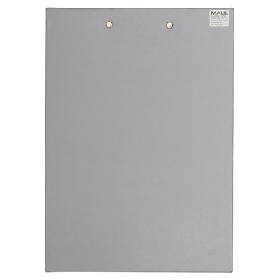 Klembord MAUL A4 staand PVC zilvergrijs