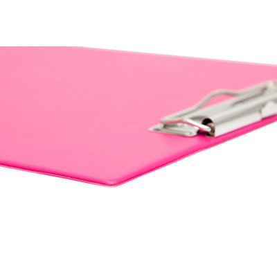 Porte-bloc MAUL A4 portrait PVC néon rose