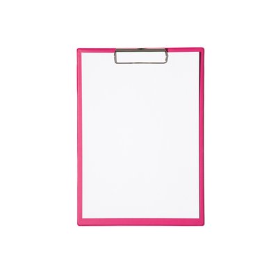 Porte-bloc MAUL A4 portrait PVC néon rose