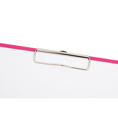Porte-bloc MAUL A4 portrait PVC néon rose