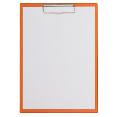 Porte-bloc MAUL A4 portrait PVC néon orange