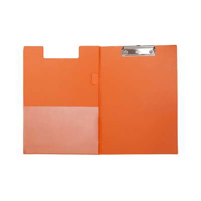 Klembordmap MAUL A4 staand met penlus PVC neon oranje