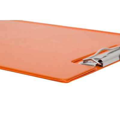 Klembordmap MAUL A4 staand met penlus PVC neon oranje