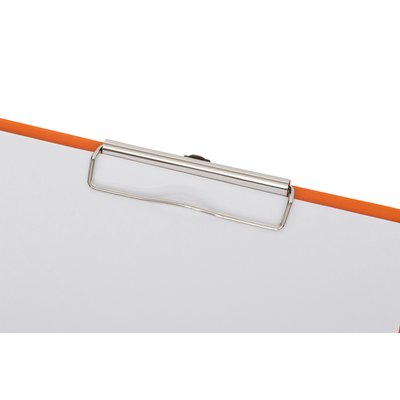 Klembordmap MAUL A4 staand met penlus PVC neon oranje