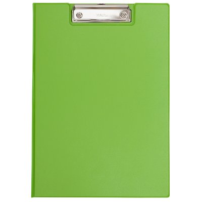 Klembordmap MAUL A4 staand met penlus PVC neon groen