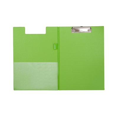 Klembordmap MAUL A4 staand met penlus PVC neon groen