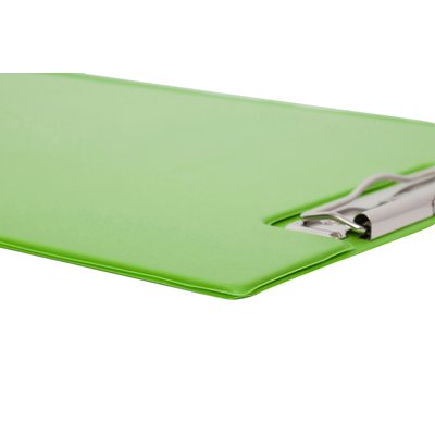 Klembordmap MAUL A4 staand met penlus PVC neon groen