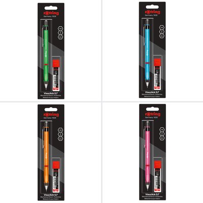 Vulpotlood rOtring Visuclick 2B 0.7mm assorti