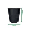 Papierbak Leitz Recycle range 15liter zwart foto