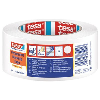 Vloermarkeringstape tesa® Professional 4169 PV3 50mmx30m wit