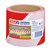 Ruban de signalisation tesa® Signal 100mx80mm rouge/blanc