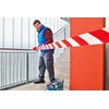 Ruban de signalisation tesa® Signal 100mx80mm rouge/blanc Photo
