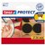 Feutrine anti-rayures tesa® Protect Ø26mm brun 9 pièces