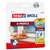 Tochtstrip tesamoll® D-profiel rubber 6mx7mm wit