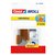 Tochtstrips tesamoll® Universal zelfklevende tbv deur 1mx38mm bruin