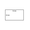 Labeletiket IEZZY Zebra 880199-025D 51x25mm 25mm wit permanent 2580st foto