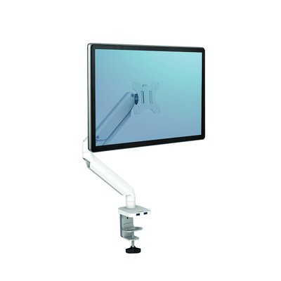 Bras écran Fellowes Série Platinum Single blanc