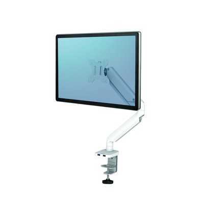 Bras écran Fellowes Série Platinum Single blanc