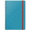 Cahier de notes Leitz Cosy spirale B5 ligné 160 pages 100g bleu Photo