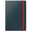 Cahier de notes Leitz Cosy spirale B5 ligné 160 pages 100g gris Photo