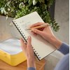 Cahier de notes Leitz Cosy spirale B5 ligné 160 pages 100g gris Photo