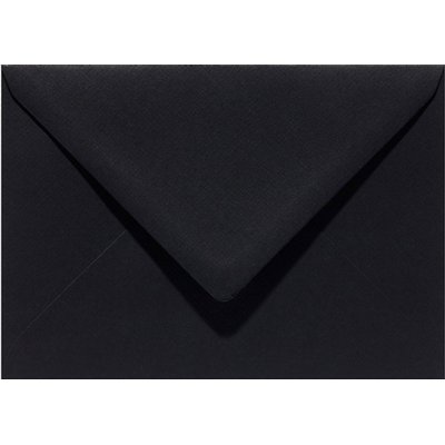 Envelop Papicolor EA5 156x220mm ravenzwart pak à 6 stuks