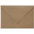 Envelop Papicolor EA5 156x220mm recycled kraft bruin pak à 6 stuks