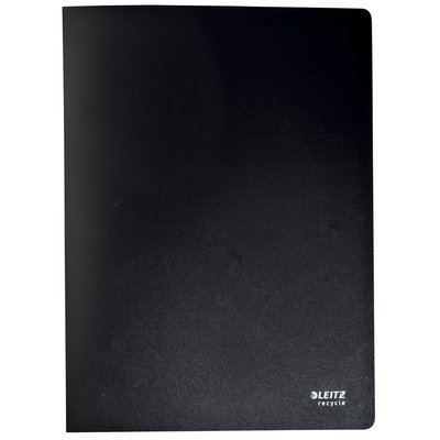 Reliure de présentation Leitz Recycle A4 40 pochettes PP recyclé noir