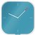 Horloge murale Leitz Cosy en verre bleu