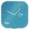 Horloge murale Leitz Cosy en verre bleu Photo