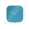 Horloge murale Leitz Cosy en verre bleu Photo