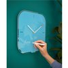Horloge murale Leitz Cosy en verre bleu Photo