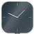 Wandklok Leitz Cosy grijs glas
